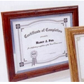 Hardwood Cherry Stained Finish Certificate Frame w/ Silver Liner